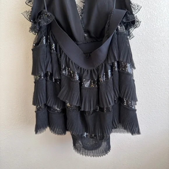 LOVESHACKFANCY Callaia Dress in Black - Picture 9 of 13